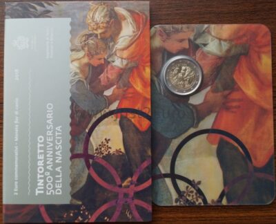 2 Euro coin 2018 San Marin – Tintoretto