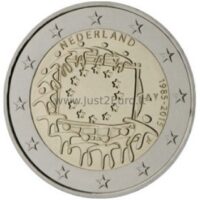2 euro coins 2015 Nederland – 30th anniversary of the EU flag