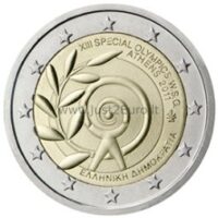 2 euros coin 2011 Greece – Special Olympics World Summer Games — Athens 2011