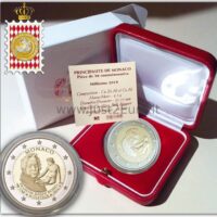 2 euro coins 2018 Monaco - Francois Joseph Bosio