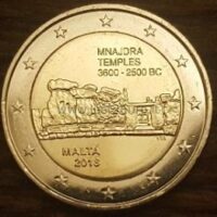 2 euros coin 2018 Malta – MNAJDRA 2 euros coin 2018 Malta – MNAJDRA