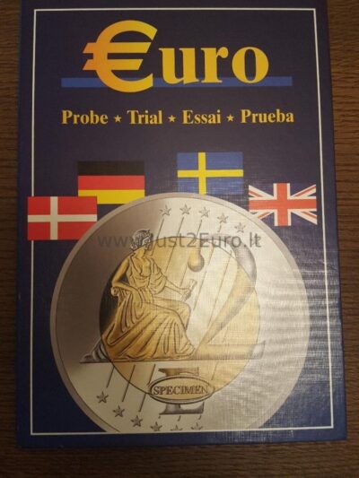 Euro probe set 4 Германия 2002 евро Монеты + Швеция, Дания и Великобритания