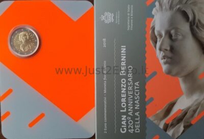 2 Euro coin 2018 San Marin – Bernini