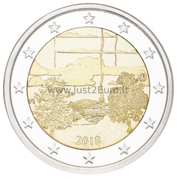 2 eurų moneta 2018 Suomija – Sauna