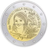 2 euro coin 2018 Italy - Ministry of Health 2 euro coin 2018 Italy - Ministry of Health