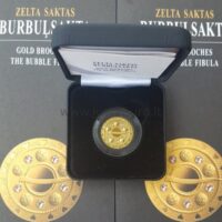 75 euros gold coin 2018 Latvia - Gold Brooches. The Bubble Fibula
