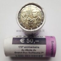 Euro coins roll 2018 Luxembourg -  William I