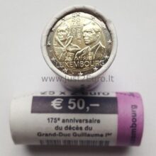 Euro coins roll 2018 Luxembourg -  William I