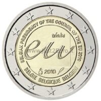 2 Euro coin  2010 Belgium - Belgian Presidency of the Council of the European Union in 2010
