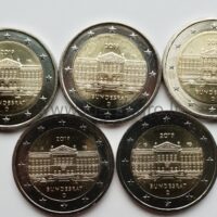 2 euro coins set 2019 Germany – Bundesrat D, F, J, A, G 2 euro coins set 2019 Germany – Bundesrat A, D, J, F, G