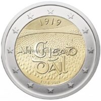 2 euros 2019 Ireland - 100th Anniversary of the first sitting of Dáil Éireann 1 2 eurų moneta 2019 Airija - Airijos parlamento 100-metis