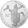 5 евро серебряная монета 2019 Литва – Монета, посвященная Ужгавенес