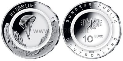 10 euros coin 2019 Germany – in the Air