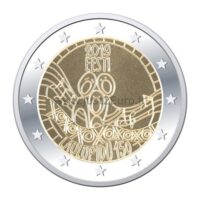 2 Euro coin 2019 Estonia – 150th anniversary of the first song festival 2 Euro coin 2019 Estonia – 150th anniversary of the first song festival
