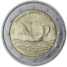 2 euro coins 2011 Portugal – 500th anniversary of Fernão Mendes Pinto’s birth
