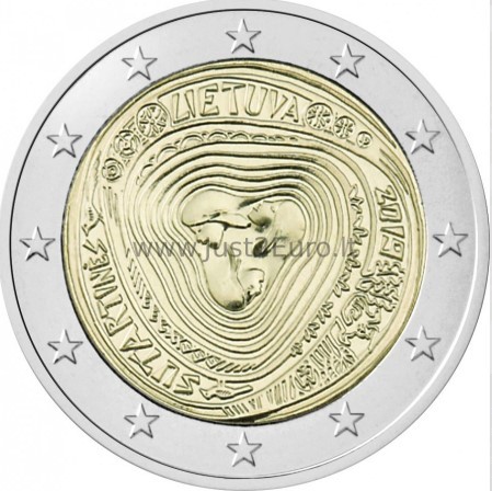 2 eurų moneta 2019 Lietuva – skirta sutartinėms, lietuvių daugiabalsėms dainoms