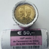 2 euro coins roll 2019 Luxembourg -de la GD Charlotte 2 euro coins roll 2019 Luxembourg - Charlotte