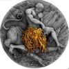 5$ 2 oz antikinio stiliaus sidabrinė moneta 2018 Niue –  Niemeno liūtas, dvylika Herkuleso žygdarbių