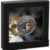 5$ 2 oz antikinio stiliaus sidabrinė moneta 2019 Niue – Venecijos karnavalo maskė