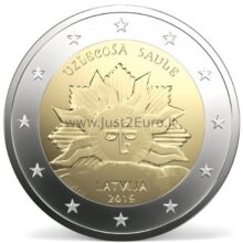 2 eurų moneta 2019 Latvija – Tekanti saule