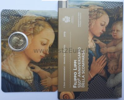 2 euro coin 2019 San Marin - Filippo Lippi