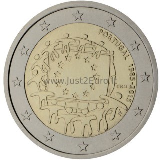 2 euro coin 2015 Portugal - Flag EU