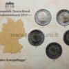 2 eurų monetos 2015 Vokietija – 30 metų EU vėliavai A, D, J, F, G