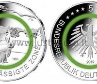 5 euros coin 2019 Germany – Temperate climate zone 5 euros coin 2019 Germany – Temperate climate zone