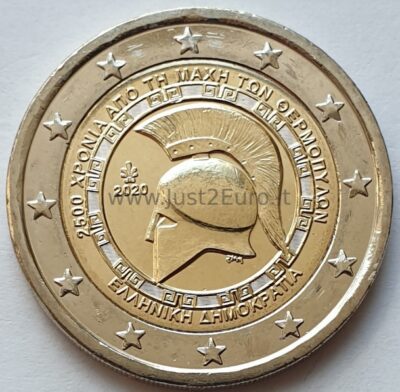 2 euro coin 2020 Greece - battle of Thermolylae 2 euro coin 2020 Greece - battle of Thermolylae