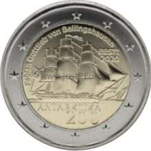 2 eurų moneta 2020 m. Estija – Antarktida
