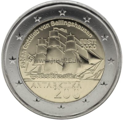 2 euro coins 2020 Estonija -  Antarctica