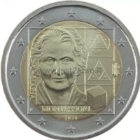 2 euro coin 2020 Italy - Maria Montessori