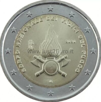 2 euro coin 2020 Italy - Nazionale dei Vigili del Fuoco’ (National Fire Department)