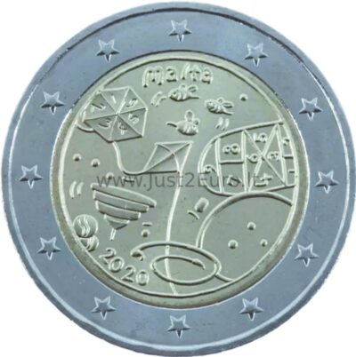 2 euro Coin 2020, Malta — Children’s Games