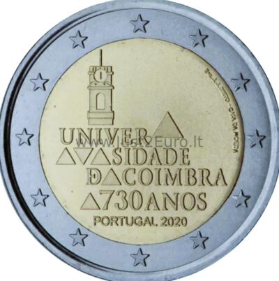 2 euro coin 2020 Portugal - University of Coimbra