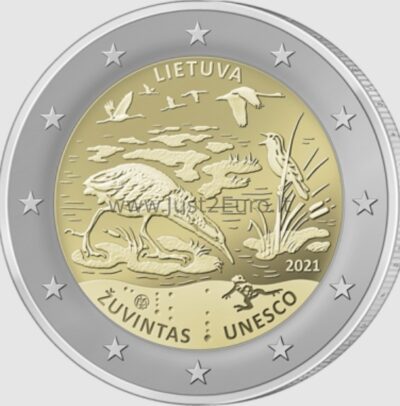 2 euro coin 2021 Lithuania - Zuvintas