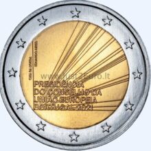 2 euro coin 2021 Portugal - Presidency of the EU Council