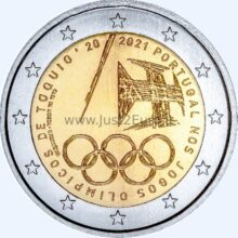 2 euro Moneta 2021 metų, Portugalija — Tokijo olimpinės žaidynės