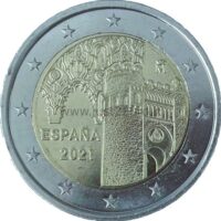 2 euro coin 2021 Spain - Toledo 2 euro coin 2021 Spain - Toledo