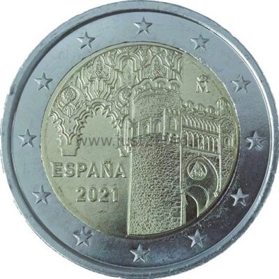2 euro coin  2021 Spain - Toledo