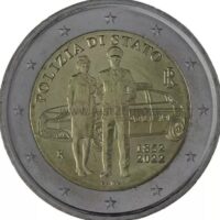 2 euro coin 2022 Italy - Italian National Police 2 euro coin 2022 Italy - Italian National Police