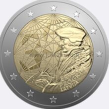 2 euro Moneta 2022 metų, Latvija — Erasmus