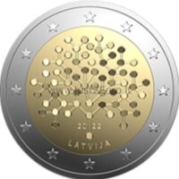 2 euro coin 2022 Latvia - Financial literacy 2 euro coin 2022 Latvia - Financial literacy