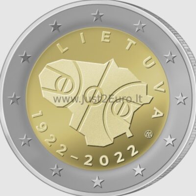 2 euro coin 2022, Lithuania — Basketball