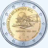 2 euro coin 2022 Portugal - first aerial crossing of the South Atlantic 2 euro coin 2022 Portugal - first aerial crossing of the South Atlantic