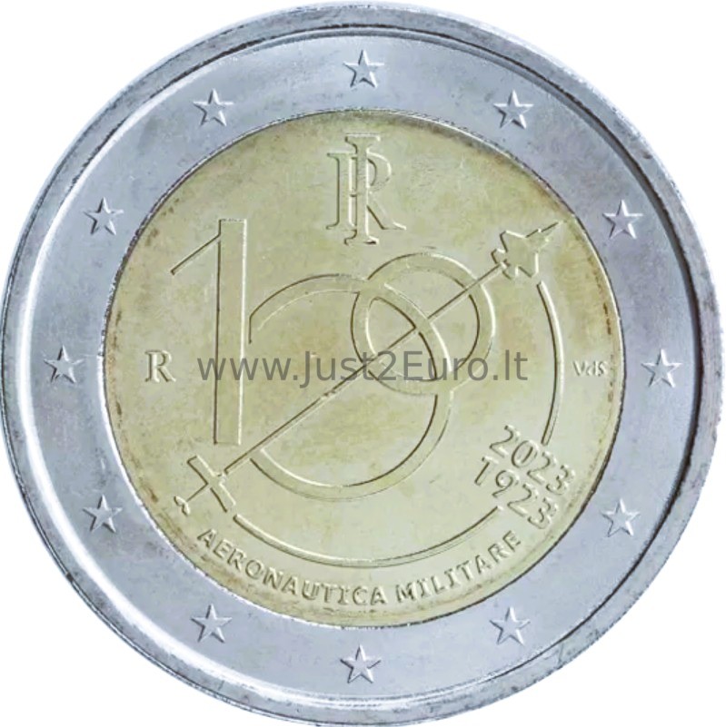 2 euro Moneta 2023 metų, Italija — Oro pajėgos