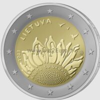 2 euro coin 2023 Lithuania - Together with Ukraine 2 euro coin 2023 Lithuania - Together with Ukraine