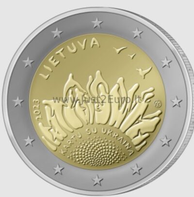 2 euro Moneta 2023 metų, Lietuva — Kartu su Ukraina