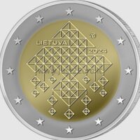2 euro coin 2024 Lithuania - straw garden 2 euro coin 2024 Lithuania - straw garden