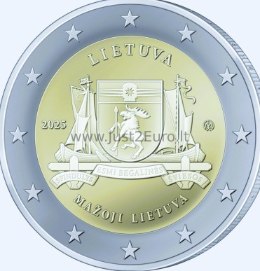 2 euro coin 2025 Lithuania - Lithuania Minor
